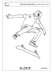 Kaykay boyama sayfaları